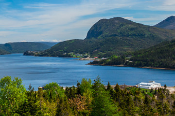 Blue waters of Gros Morne National Park
