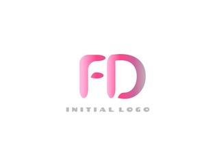  FD Initial Logo for your startup venture