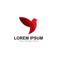 Obraz premium Flying bird logo inspiration