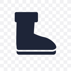 Snow Boot transparent icon. Snow Boot symbol design from Winter collection.