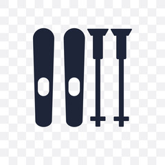Ski Equiptment transparent icon. Ski Equiptment symbol design from Winter collection.