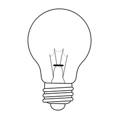 Big idea symbol in black and white