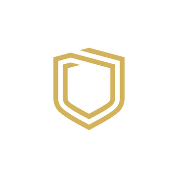 Modern Shield logo design template