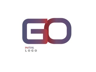 GO Initial Logo for your startup venture