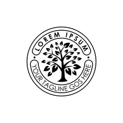 Tree logo design vector