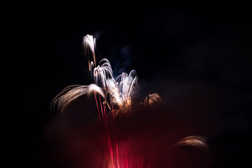fireworks on night sky