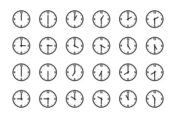 シンプル 時計 11時 1分 1分毎 5分 45分 30分 60分 銀縁 シルバー フレーム 立体的 Wall Mural Unity Design