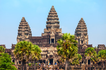 Angkor Wat temple, Siem Reap - obrazy, fototapety, plakaty
