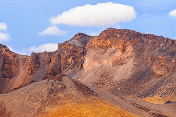 Desert sands of Teide volcano in Tenerife, Spain