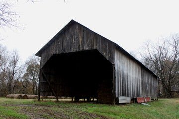 Obraz premium Hay barn