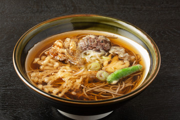 きのこの天ぷら蕎麦