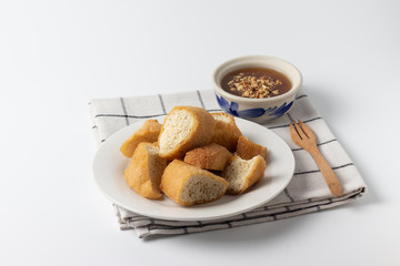 Tofu Fried food is healthy