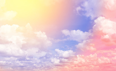 Fototapeta premium colorful blue sky and cloud for nature landscape