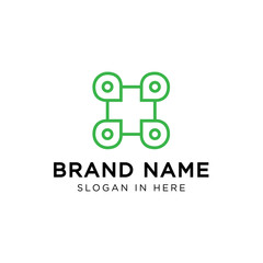 Medical Pin logo template