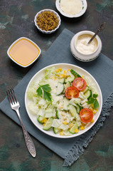 Traditional vegetable salad