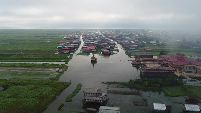Fogest village on Inle lake