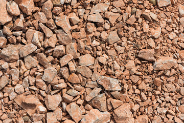 rubble texture natural abstract background close-up