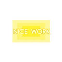 How nice label ,yellow  color . rectangle banner and badges design.On white background