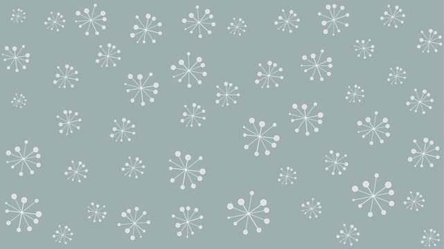 vector christmas background with snowflakes
