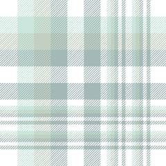 Plaid pattern in shades of faded green and white.