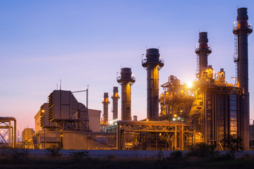 Fototapeta na wymiar Power plant in the Petrochemical industry.