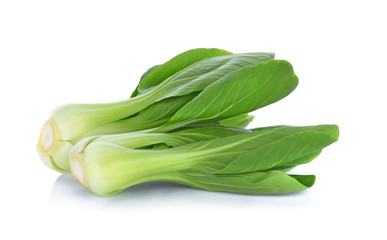 Bok choy (chinese cabbage) isolated on white