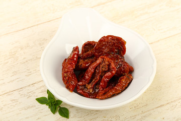 Dried tomato in olive oil