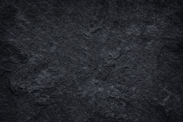 Dark grey black slate background or texture.