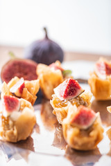 Christmas snacks on the table