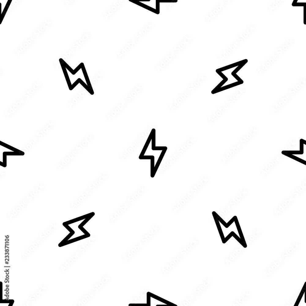 Poster light power pattern seamless vector repeat for any web design