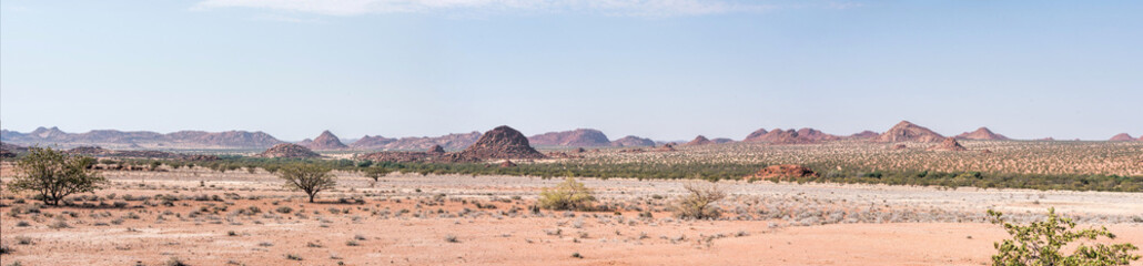 rocky landscapes of damaraland in Namibia
