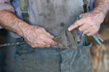 hands of the blacksmith