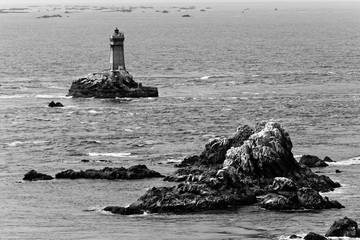 Latarnia morska na Finisterre, Bretania, Francja © Miroslaw