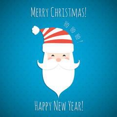 This ia a Christmas background  with Santa Claus