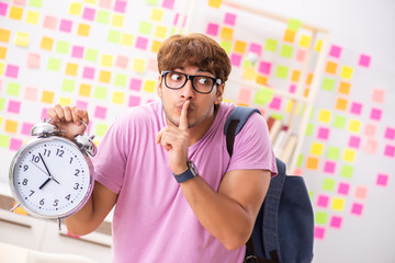 Student preparing for exams with many conflicting priorities 