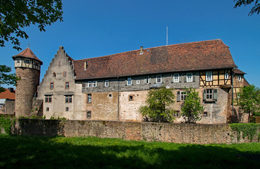 Fototapeta na wymiar Burg Michelstadt, Michelstadt im and, Hessen, Deutschland 