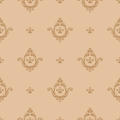 Retro seamless pattern illustration