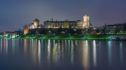 Zamek Wawel  nocą