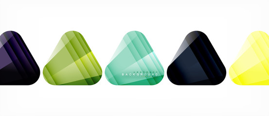 Geometric abstract background, triangles