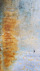 vintage wall with scratches, frayed and cracked.