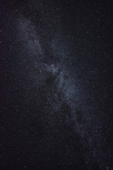 The milky way in the starry sky