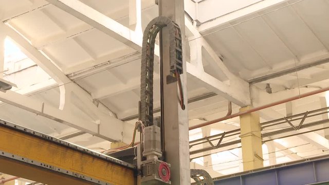 Modern equipment. Production of wall panels for frame housing construction.