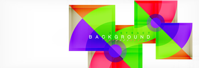Fototapeta premium Modern geometric abstract background
