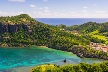 Fototapeta premium Terre-de-Haut Island, Les Saintes, Guadeloupe archipelago
