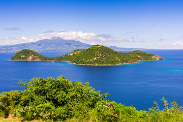 Obraz premium Terre-de-Haut Island, Les Saintes, Guadeloupe archipelago