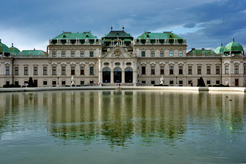Fototapeta na wymiar Vienna, Austria. The Belvedere Palace.