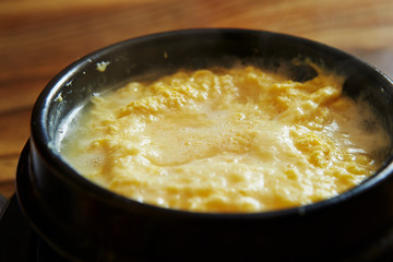 Korean steamed eggs 