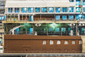 Unfinished Cruise Ship