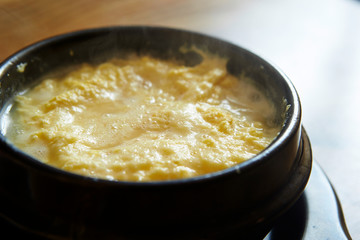 Korean steamed eggs 