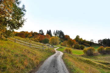 Autumn colors in Trentino (lake Garda nord)